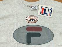 90s デッド　USA製　フィラ　Tシャツ　L　FILA ギミックプリント_画像4