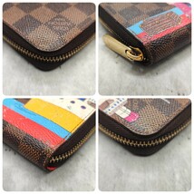 美品/限定品●LOUIS VUITTON ルイヴィトン イリュストレ 大西洋クルーズ ダミエ エベヌ ジッピーウォレット 長財布 プリント 船 海 PVC 赤_画像5