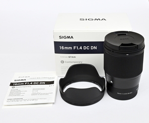 【試写のみ】 シグマ 16mm F1.4 DC DN [ソニーEマウント用] SIGMA