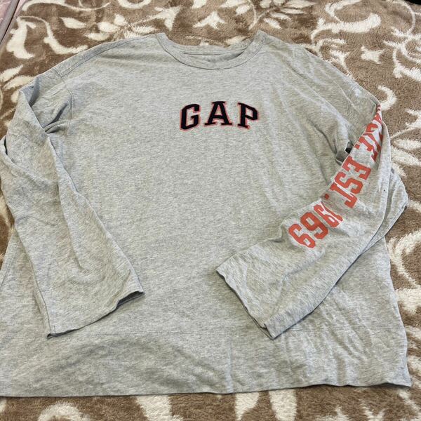 中古★gap 長袖Tシャツ　サイズL 大きめ