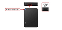 ★送料無料★ 美品　TOSHIBA　4TB　外付けポータブルHDD【テレビ録画/PC対応　USB3.2(Gen1)/3.1(Gen1)/3.0/2.0対応】東芝 Canvio 小型_画像4