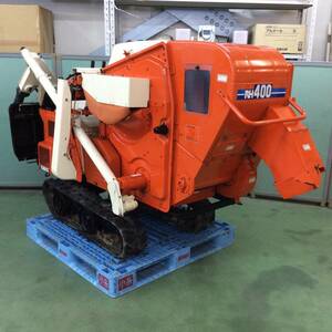 【H-2217】中古品 クボタ KUBOTA ハーベスター RH400 自動脱穀機 自走式【引き取り限定・静岡県浜松市】