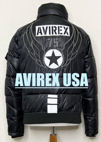 ⑩AVIREX【M】ダウンジャケット◇トップガン☆アヴィレックス gpz TOPGUN アビレックス　