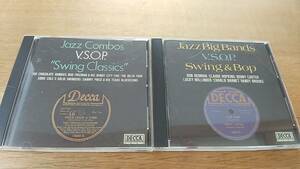 CD 2枚セット　ジャズ　ビッグ　バンド　V.S.O.P スイング＆バップ　/　ジャズ　コンボ　スイング　クラシックス　中古品
