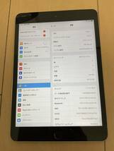 中古　iPad mini3 wi-fi+cellular 64GB グレー　SIMフリー_画像2