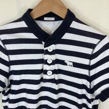 Abercrombie & Fitch ladies アバクロンビー&フィッチ　レディース ボーダー　ポロシャツ　トップス size:M_画像2