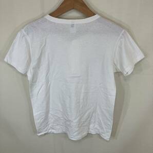 FREAK'S STORE フリークスストア men's メンズ 半袖 無地 ヘンリーネック tシャツ トップス size:FREE collar:White ホワイトの画像4
