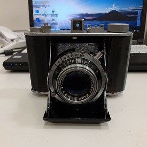 オリンパス Olympus Six 蛇腹カメラ Zuiko F.C. 1:2.8 F=7.5cm COPAL 動作未確認