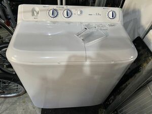 Haier ハイアール　JW-W55F 電気洗濯機　2022年製　　5.5kg 二層式洗濯機　ホワイト