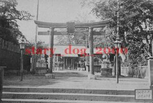 複製復刻 絵葉書/古写真 東京 神田川 金刀比羅神社 水道橋のこんぴらさん 明治期 WA_117