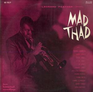 A00576230/LP/サド・ジョーンズ(THAD JONES AND HIS ENSEMBLE)「Mad Thad (1972年・HR-111-EV・MONO・バップ)」