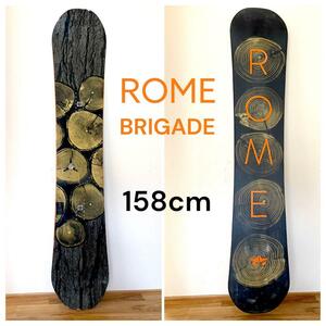 ROME SDS BRIGADE 158cm 2015-2016 ローム スノーボード スノボ ボード 板 ディレクショナルツイン キャンバー snowboard