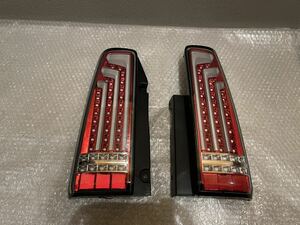 売り切り商品です！【訳あり】ジムニー JB23W JB33W JB43W 縦ファイバー LEDビーム テールランプ 左右セット クリアレンズ×レッド ライト