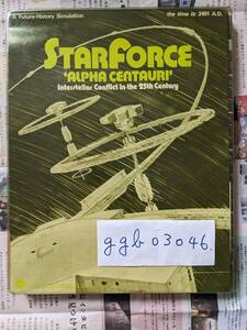 【WarGame】SPI STARFORCE フラットトレー版 HJ和訳あり、切断済、状態悪い