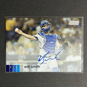 大谷同僚 ウィルスミス TOPPS 2020 Stadium Club Will Smith Autograph auto 直筆サイン ドジャース