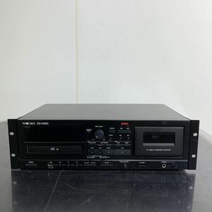 HL004.型番：CD-A580.0319.TASCAM .TEAC オーディオ機器 .CD カセットレコーダー .ジャンク