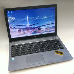 1117 Frontier NLKRC170 15.6インチ 第8世代 i7 8550U 1.8Ghz メモリ8GB SSD 238GB バッテリーほぼ新品