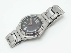 ★ハローカメラ★ 9858 スウォッチ swatch IRONY メンズ 腕時計 ジャンク扱い 要修理 生活防水 1円スタート