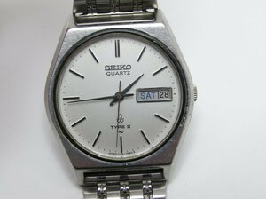 ★ハローカメラ★ 9968 セイコー SEIKO TYPE II 7123-7080 メンズ クォーツ 腕時計 ジャンク 要修理 タイプ2 デイデイト 1円スタート