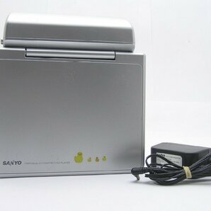 ★ハローカメラ★9850 SANYO PORTABLE LCD MONITOR & DVD PLAYER ACアダプタ付 リモコン欠品 市販DVD再生確認 1円スタート 即決有りの画像5