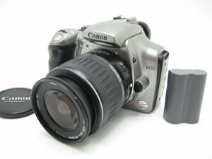 ★ハローカメラ★9817　Canon EOS Kiss Digital 18-55mｍ (630万画素) 【本体とバッテリーのみ】 動作品 現状 1円スタート 即決有り