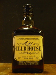 2級「Old CLUB HOUSE」1986年登場 サントリー [オールド・クラブ・ハウス] CLASSIC FINE WHISKY 750ml 39度 従価 Old Club・H-0130-B