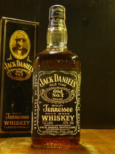 「JACK DANIEL'S」1970年代末あたり流通 受賞歴1954年まで 45度 キングサイズ（1.0L） OLD TIME Old No.7 SOUR MASH JACK・DAN-0130-A