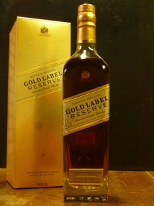 ジョニーウォーカー・GOLD LABEL ゴールドラベル マスターブレンダーズリザーブ 専用箱 JOHNNIE WALKER RESERVE 750ml 40% JWGL-0130-A