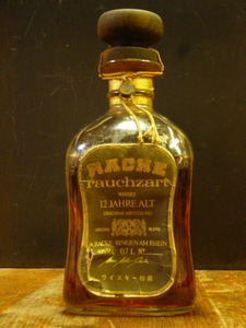 特級「RACKE」12年 西ドイツ時代のウイスキー1980年代以前の”ラッケ” ※液面ご確認 rauchzart 12 JAHREALT 40%vol 0.7L　 RACKE-0229-A