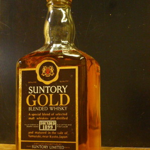 1級 SUNTORY「GOLD」1971～73年 1960年代蒸留山崎蒸留所モルト使用 720ml 42% サントリー ゴールド GENUINE QUALITY 終売 SUN GOLD-0229-Bの画像1