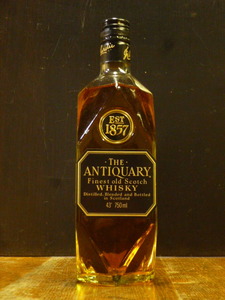 「THE ANTIQUARY」旧ボトル 1980年代半ば以前 モルト45% ジ・アンチコリー 12年熟成750ml 43° 1970年代蒸留グラガンモア ANTIQUARY-0229-A
