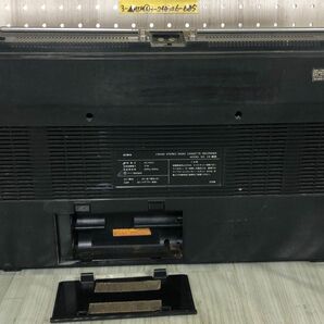 3-▲ジャンク 電池部液漏れあり アイワ aiwa ビンテージラジカセ CS-80 昭和レトロ ラジオカセットレコーダー 黒 ブラック 約47×12×30cmの画像7