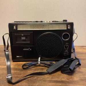K1220）【ジャンク品】HITACHI 日立 TRK-5240 PERDisco FM / SW / MW RADIO CASSETTE-CORDER ラジオカセットレコーダー ラジカセ レトロ 