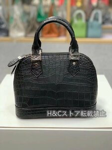 . part leather wani leather lady's bag handbag crocodile original leather tote bag shoulder bag commuting for 