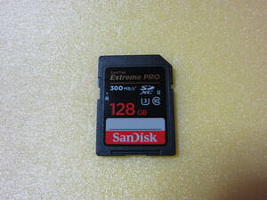 サンディスク エクストリームプロ SanDisk Extreme PRO SDXCカード 128GB Class10 UHS-II U3 最大読込300MB/s 正規品 美品