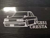 GX51 クレスタ 車体ステッカー トヨタ スーパールーセント 旧車 フェンダーミラー_画像1