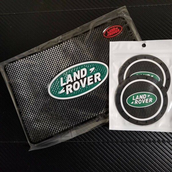 LAND ROVER ランドローバー ドリンクマット ダッシュボードマット 滑り止めマット ディフェンダー レンジローバー イヴォーグ ヴェラール