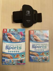 任天堂 Switch スポーツ ソフト 中古美品　レッグバンド未使用　