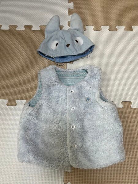 【美品】となりのトトロ 帽子&ベスト