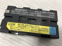 ▼【充電器/電池セット　SONY　BC-V615＆NP-F330　通電確認済】（NF240306）246-801_画像3