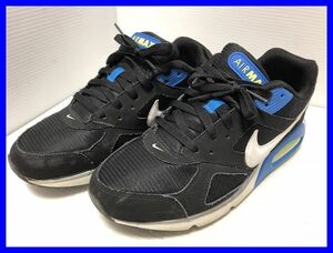 ▼【AIR MAX IVO BLACK/WHITE/BLUE エア マックス IVO 580518-009 中古】（NF240227）252-213