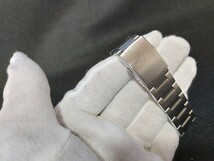 【超美品】セイコー/SEIKO　WIRED　ワイアード　腕時計　ソーラー　使用回数1回きり　ネイビーブルー　金針　時刻　メンズウォッチ_画像5
