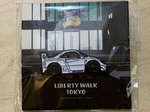 【新品：未開封】Leen Customs ピンバッジ リバティウォーク フェラーリ F40 / Liberty Walk Ferrari F40 [ホワイト]