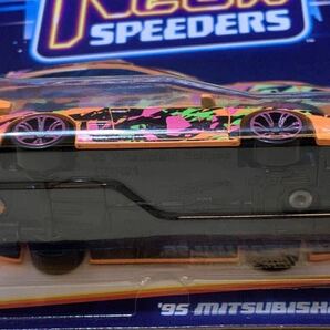 【新品：未開封】HOT WHEELS ホットウィール 1995年 三菱 エクリプス D38A / MITSUBISHI ECLIPSE [ネオン スピーダーズ]の画像7