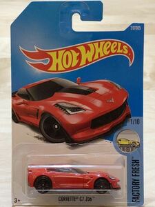 【新品：未開封】HOT WHEELS ホットウィール シボレー コルベット C7 Z06 / CHEVROLET CORVETTE [レッド]