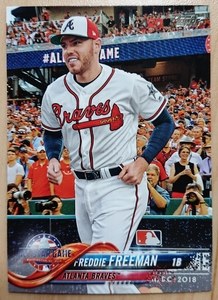 ★FREDDIE FREEMAN TOPPS 2018 UPDATE #US44 MLB メジャーリーグ ATLANTA BRAVES アトランタ ブレーブス ドジャース フリーマン DODGERS LA