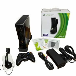 【美品】Microsoft XBOX 360S プレミアムリキッドブラック 250GB