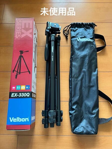 Velbon EX-330Q 三脚　カメラ　ビデオ　Nicon ロゴ入り