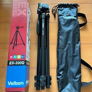 Velbon EX-330Q 三脚　カメラ　ビデオ　Nicon ロゴ入り