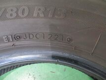 BRIDGESTONE NEXTRY 145/80R13 75S タイヤ1本 21年 4.2mm 【管理番号 1167 RB5-11】中古【小物】_画像5